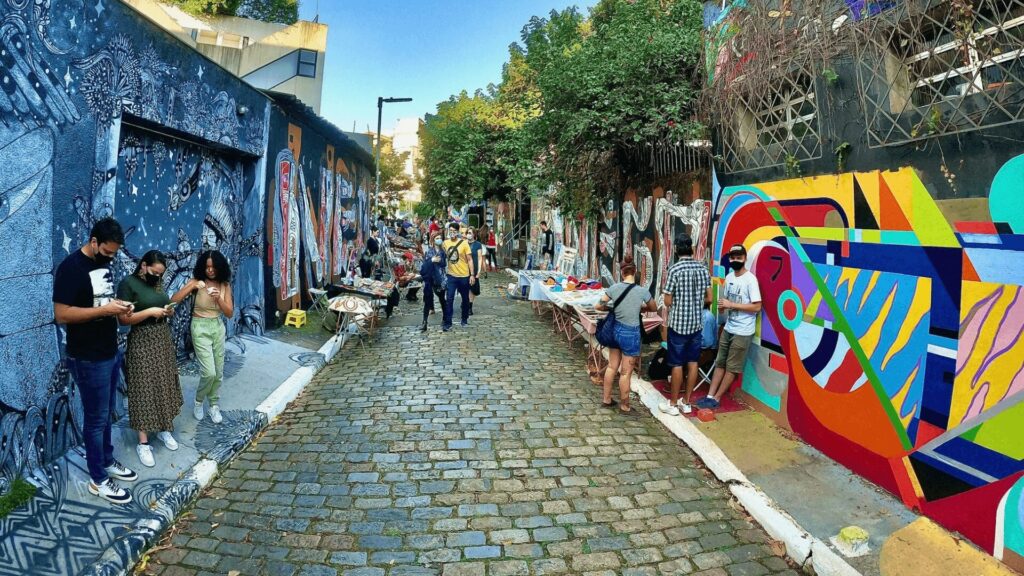 Beco do Batman, em São Paulo.